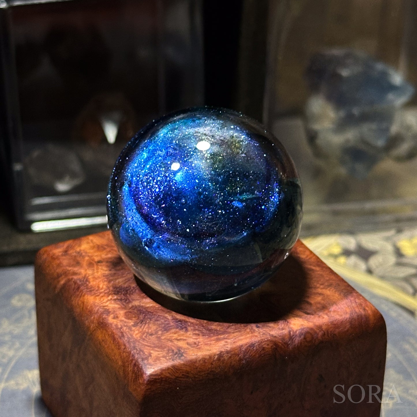 ガラスマーブル 星の軌跡 4つの惑星