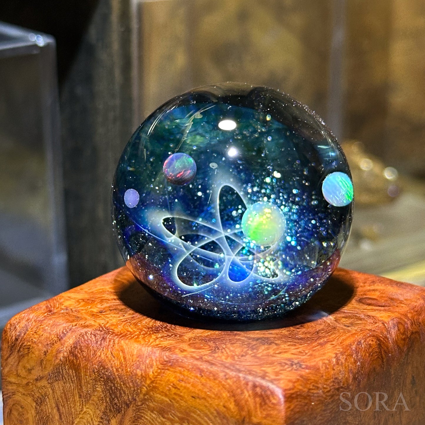 ガラスマーブル 星の軌跡 4つの惑星