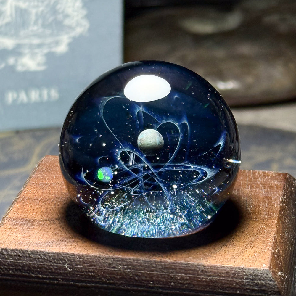 ミニガラスマーブル 星の軌跡 2つの惑星