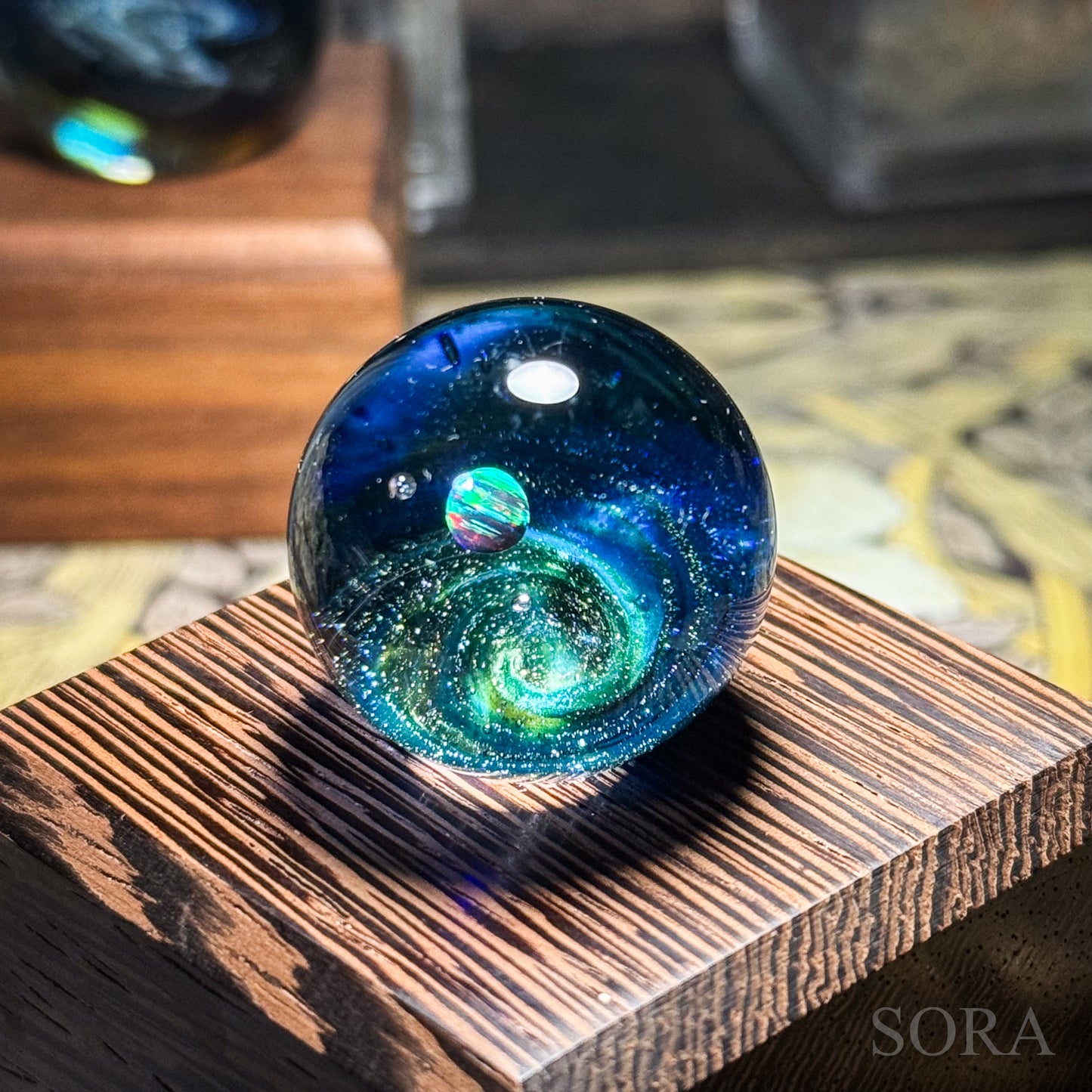 ミニガラスマーブル SORAの銀河の煌めきver.3