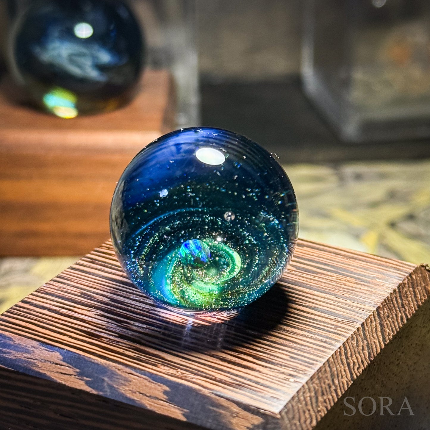 ミニガラスマーブル SORAの銀河の煌めきver.3