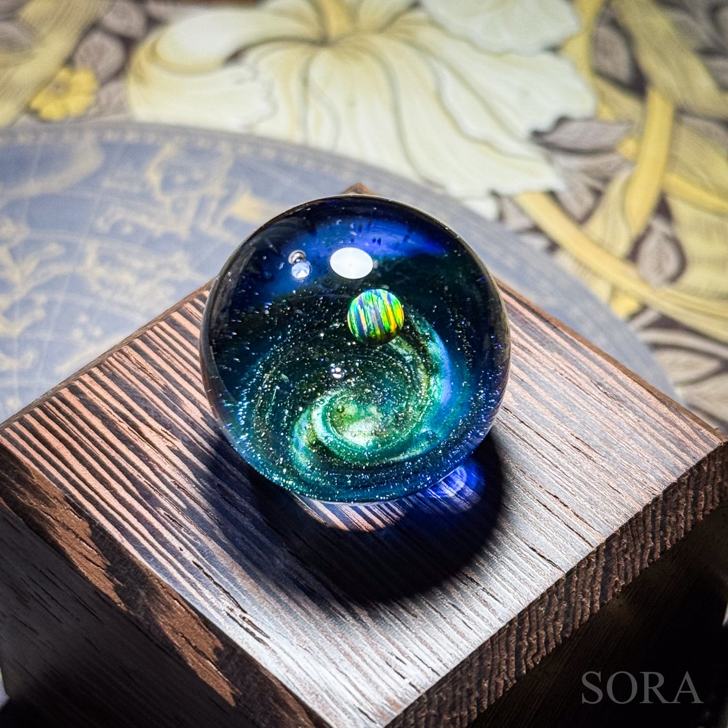 ミニガラスマーブル SORAの銀河の煌めきver.3