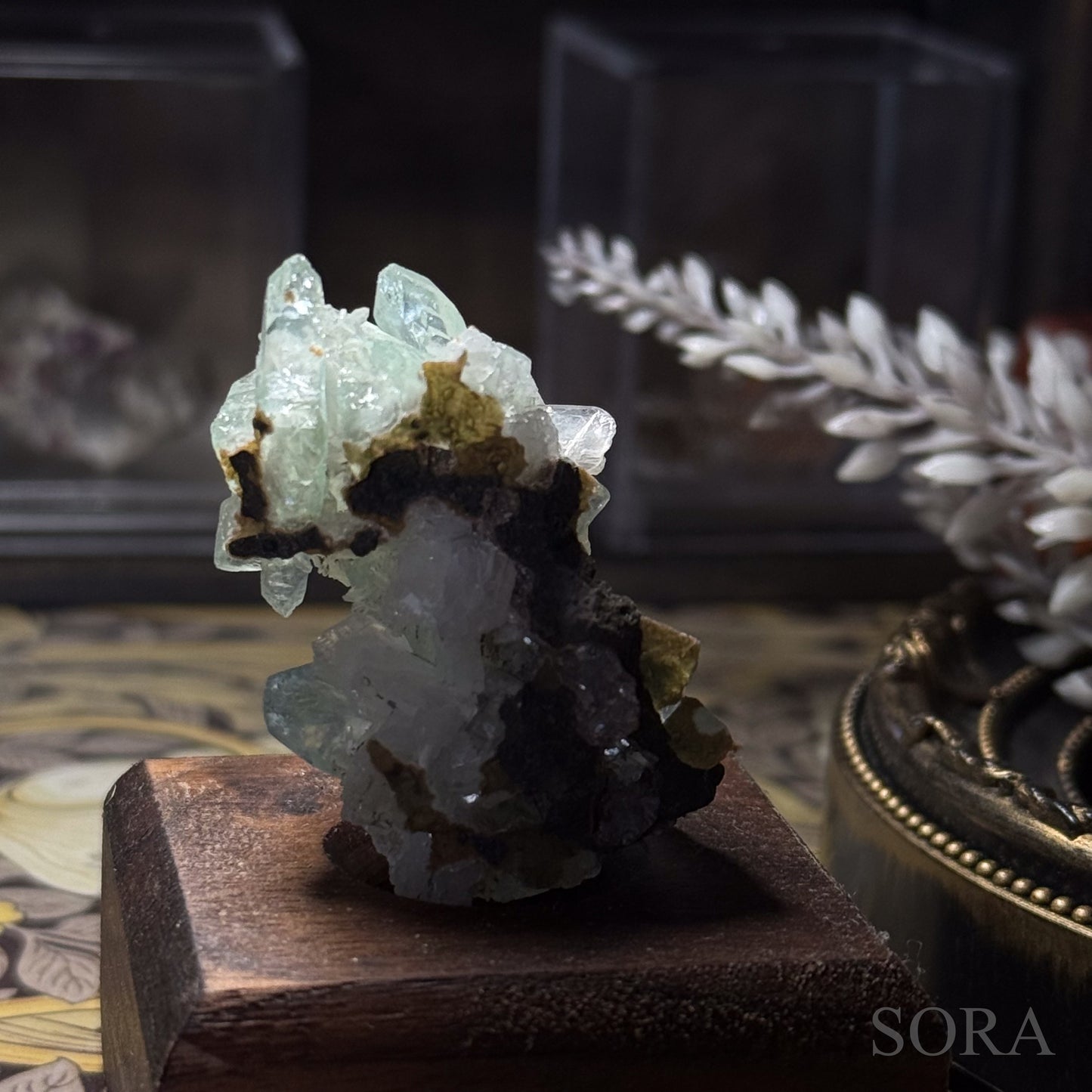 インド産 グリーンアポフィライト 1個