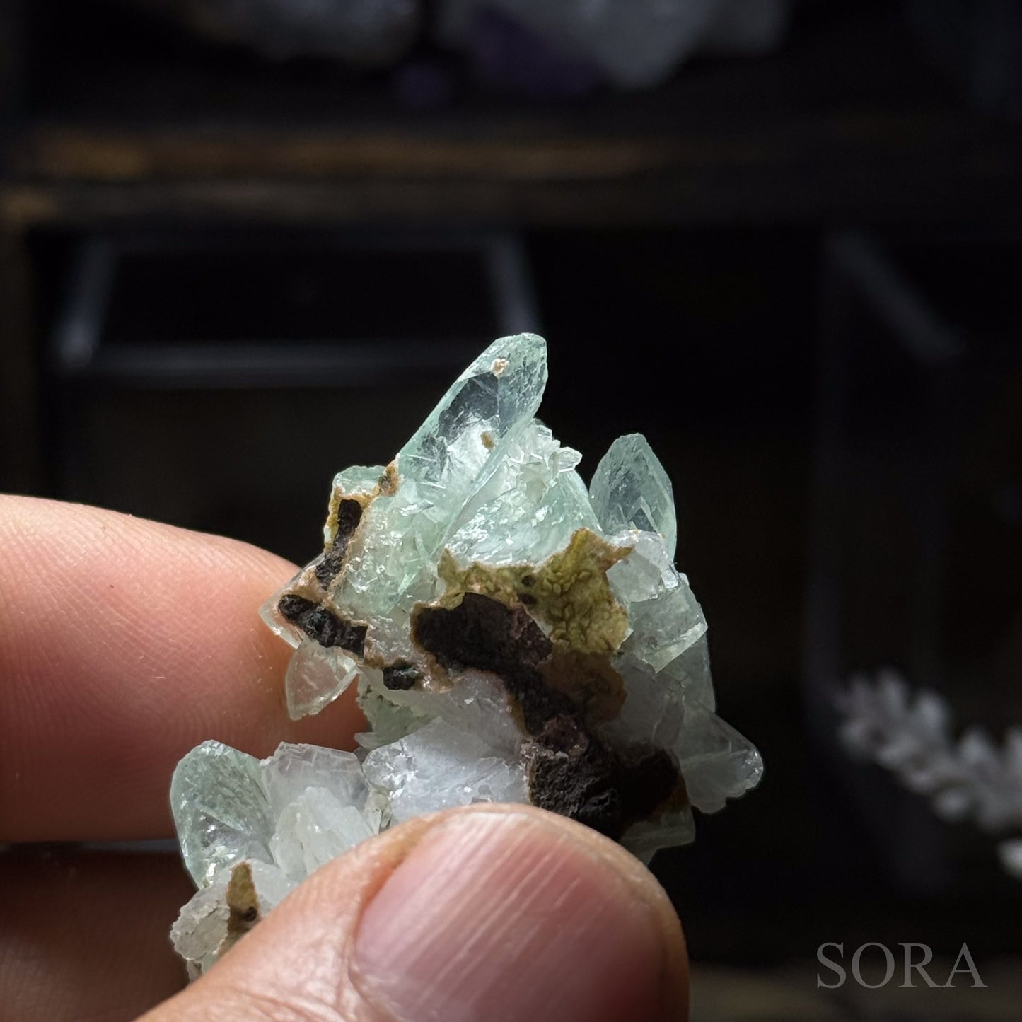 インド産 グリーンアポフィライト 1個