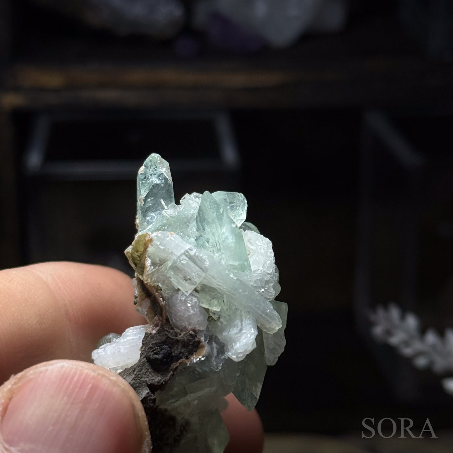 インド産 グリーンアポフィライト 1個