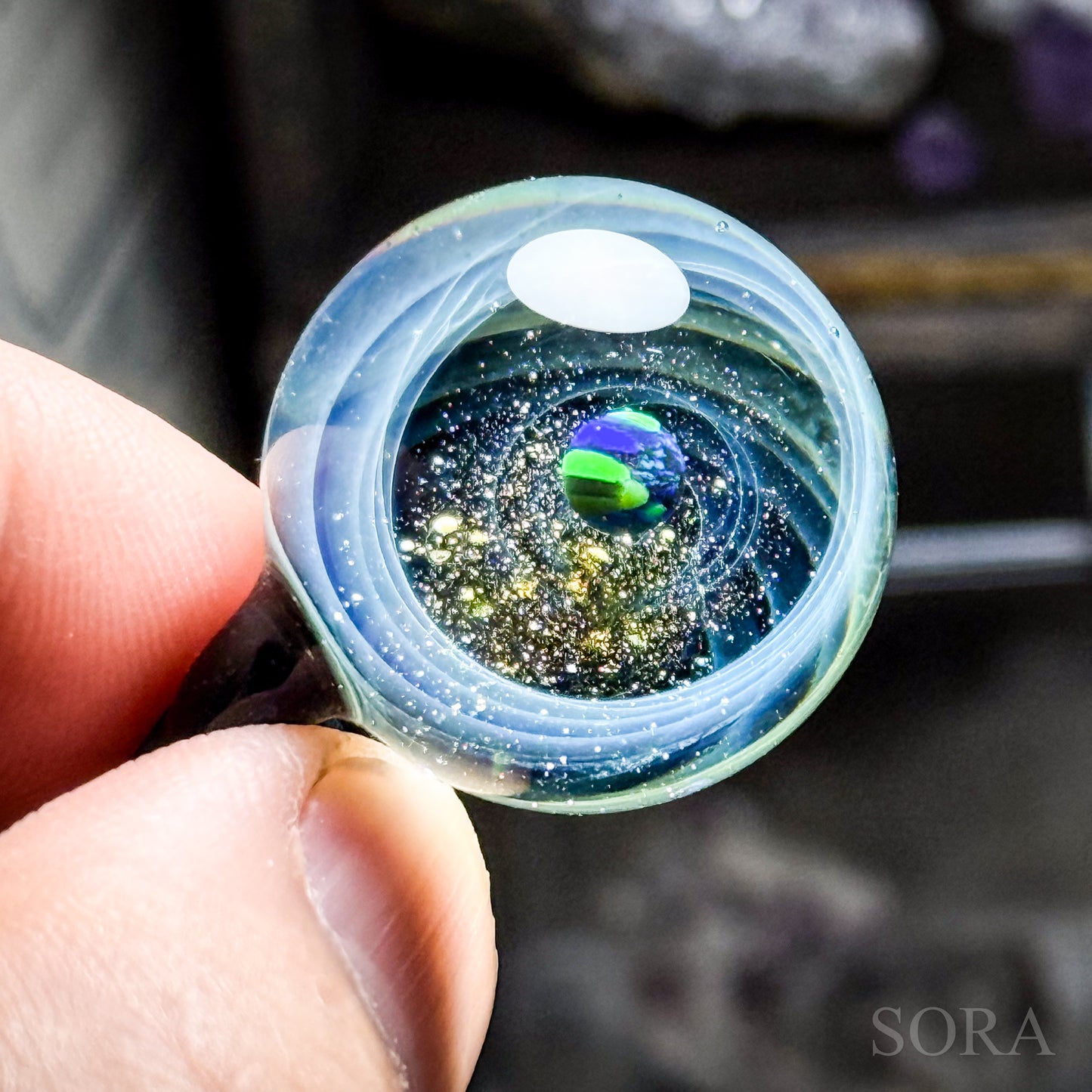 きらめきの宇宙ペンダント