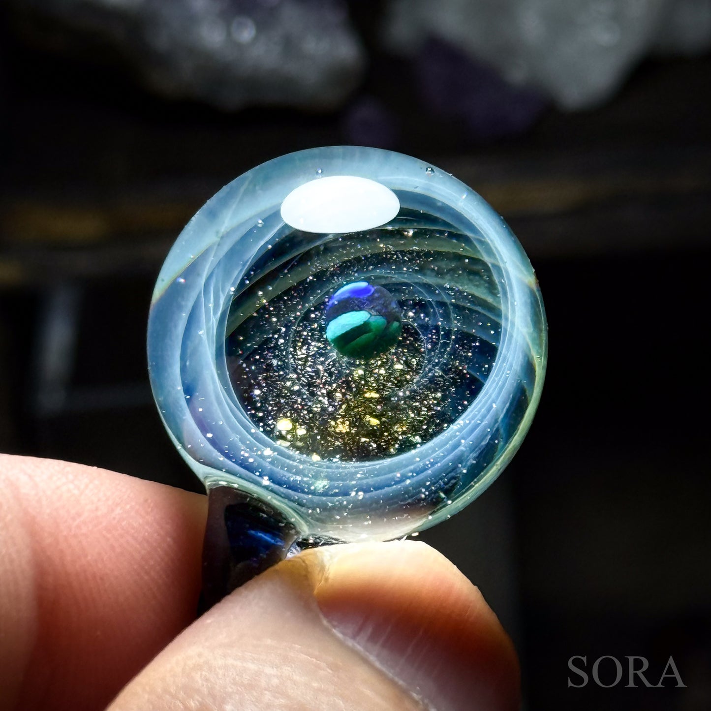 きらめきの宇宙ペンダント