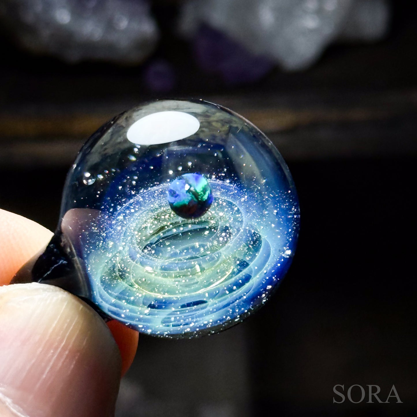 きらめきの宇宙ペンダント