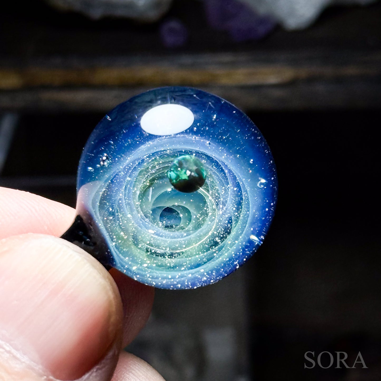 きらめきの宇宙ペンダント