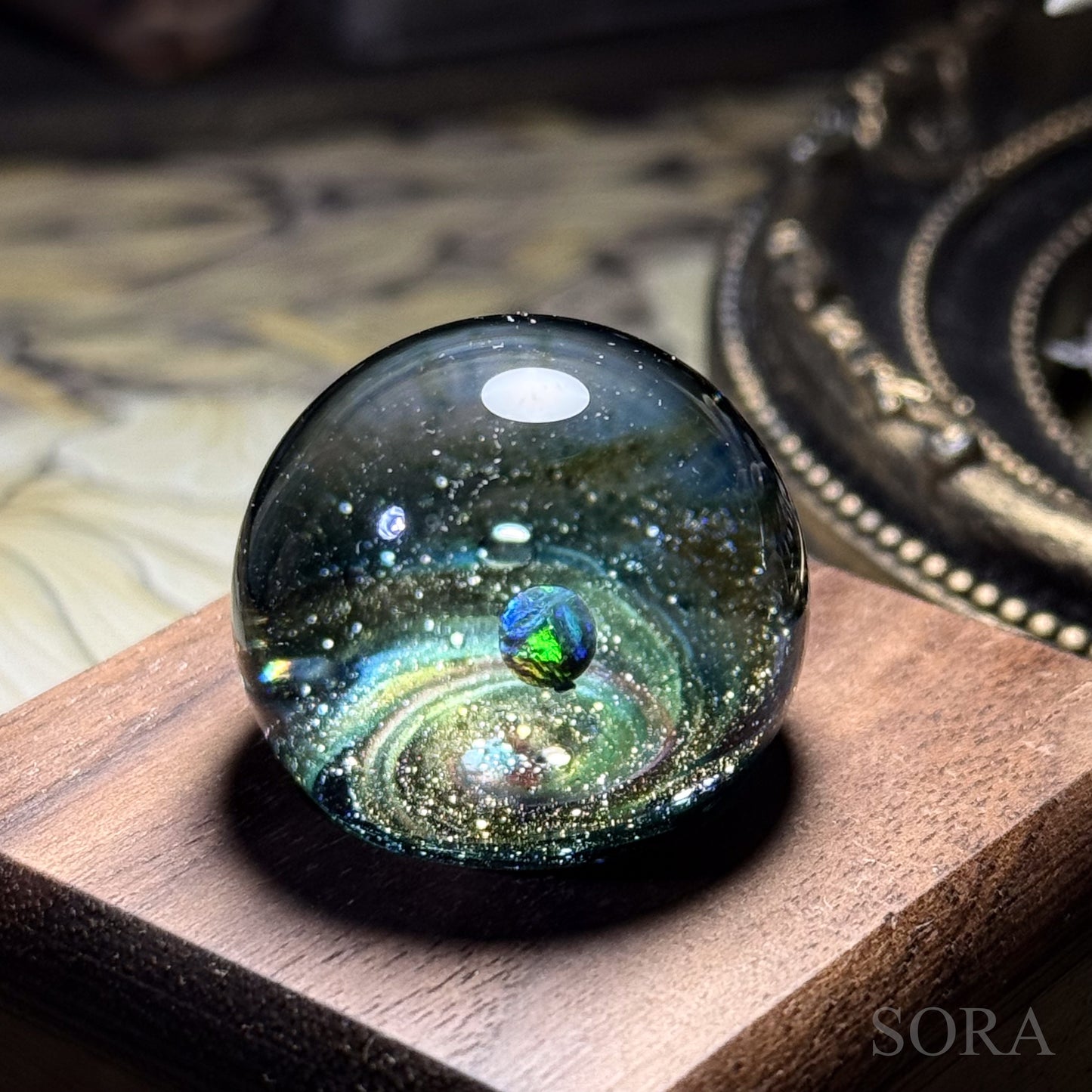 ミニガラスマーブル SORAの銀河の煌めきver.3