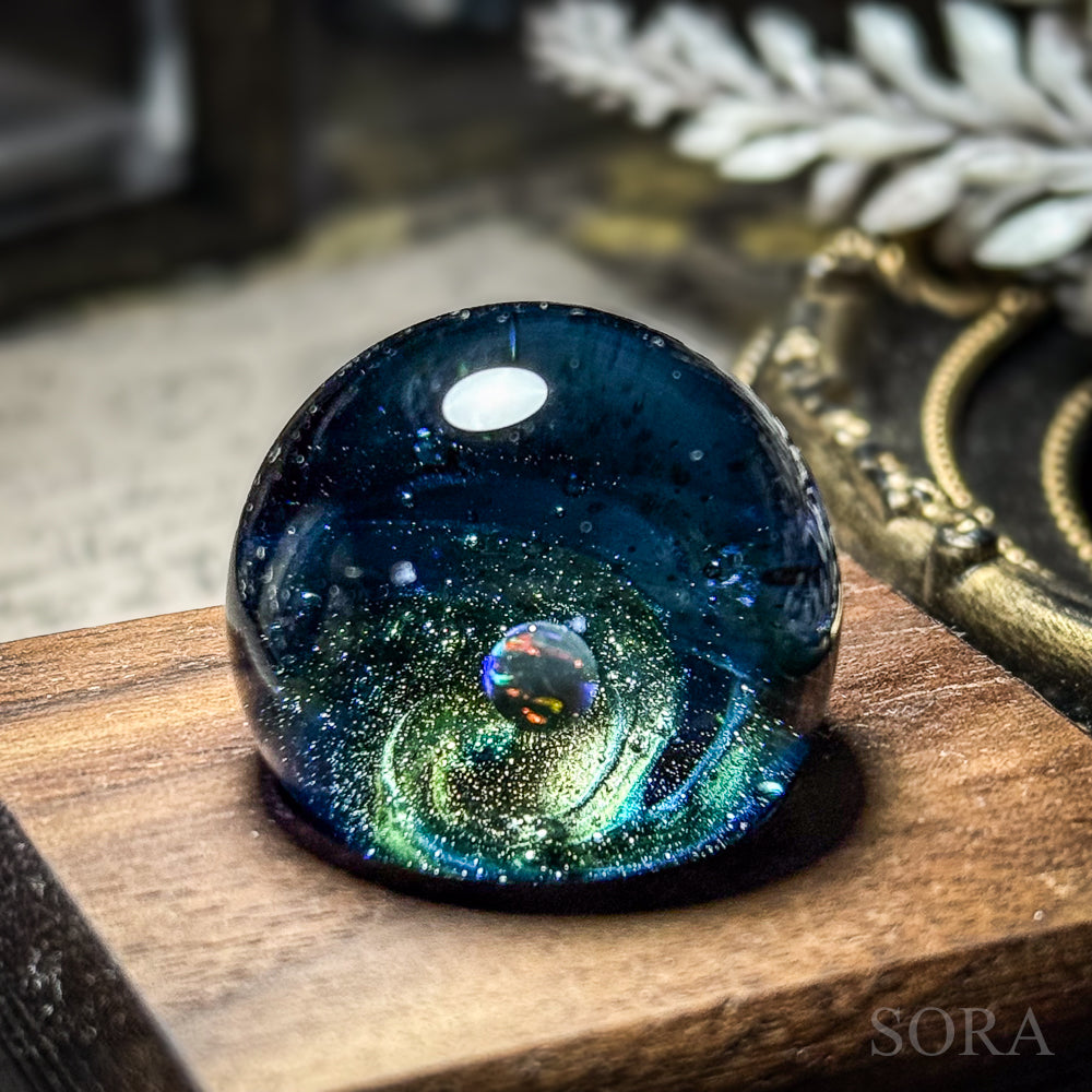 ミニガラスマーブル SORAの銀河の煌めきver.3