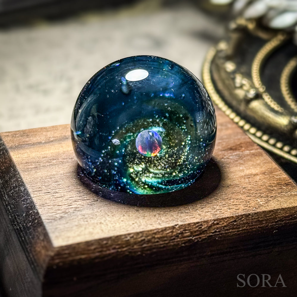 ミニガラスマーブル SORAの銀河の煌めきver.3