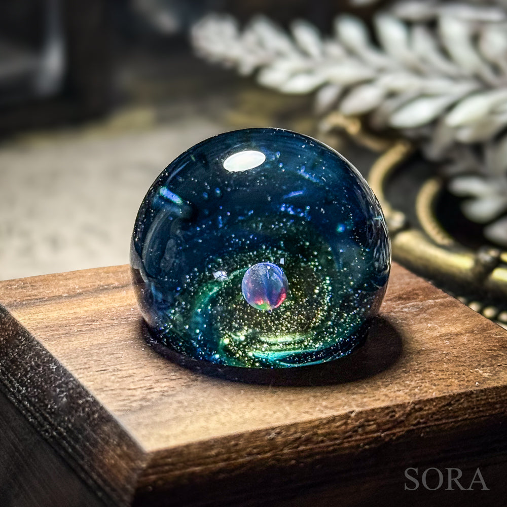 ミニガラスマーブル SORAの銀河の煌めきver.3