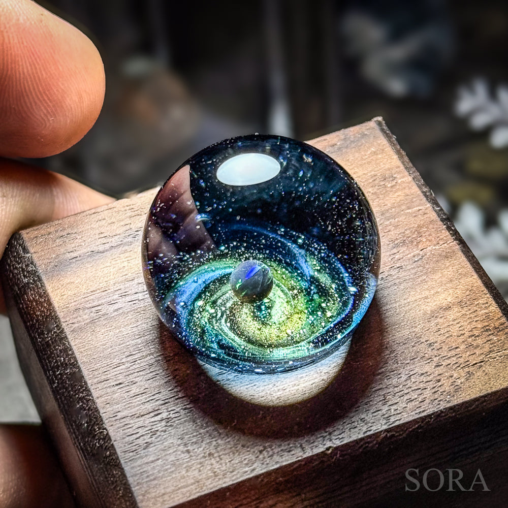 ミニガラスマーブル SORAの銀河の煌めきver.3
