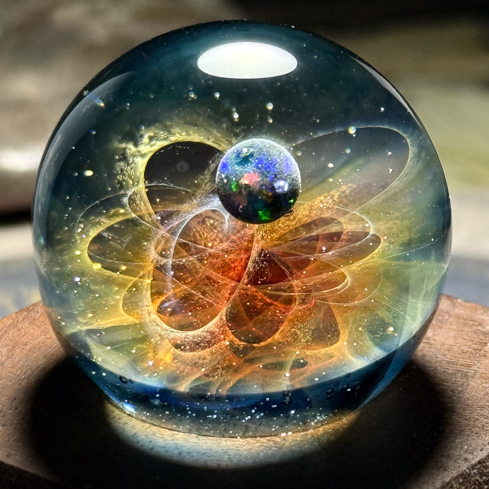 シーグラスアート　SORA様　ご確認　６点 2024.9.27 ほんとに最後の夏の空 #蓋もの #割れおはじき #割れシー玉