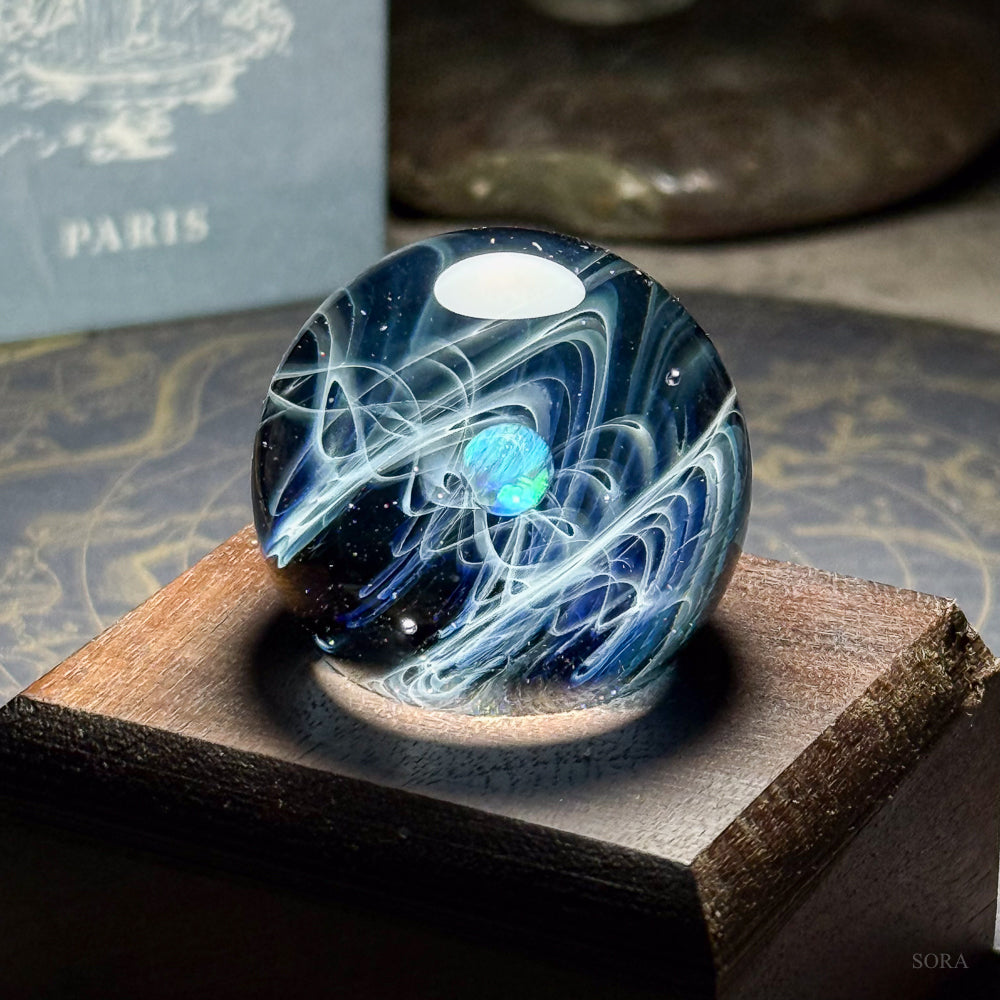 【mi-myau様お取り置き品】ガラスマーブル　宇宙のゆりかご