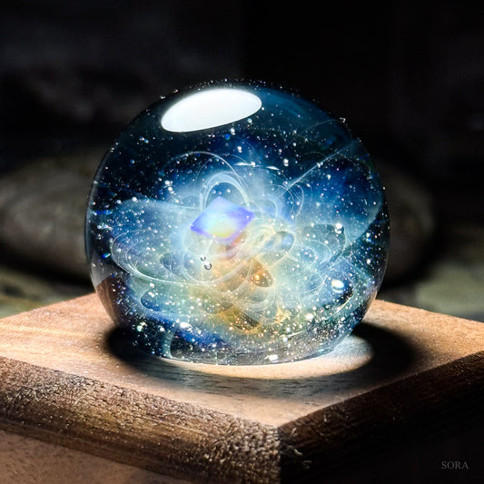 ガラスマーブル　星の軌跡 　宇宙の羅針盤