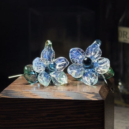 氷の華のピアス両耳用