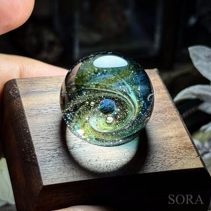 ミニガラスマーブル　SORAの銀河の煌めきver.3