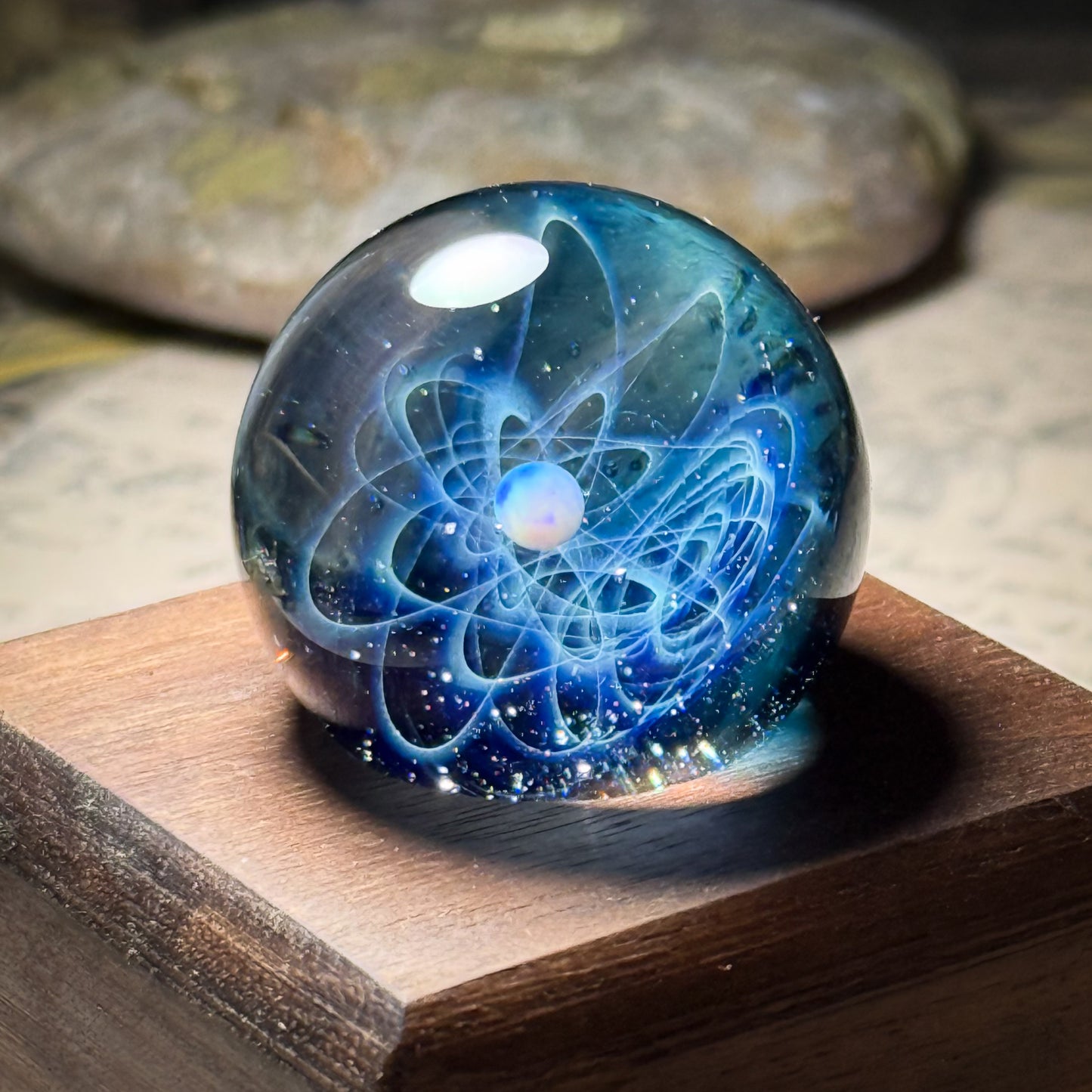 ミニガラスマーブル　星の軌跡