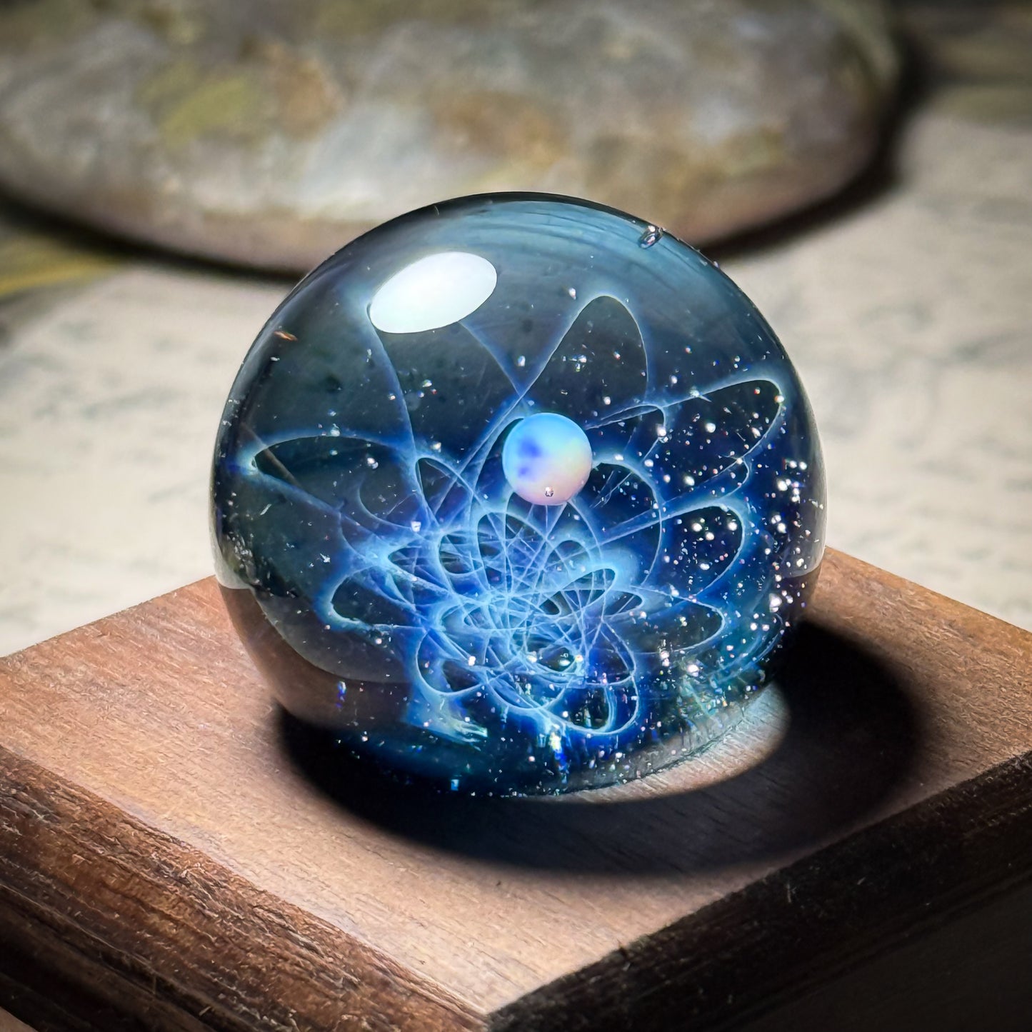 ミニガラスマーブル　星の軌跡