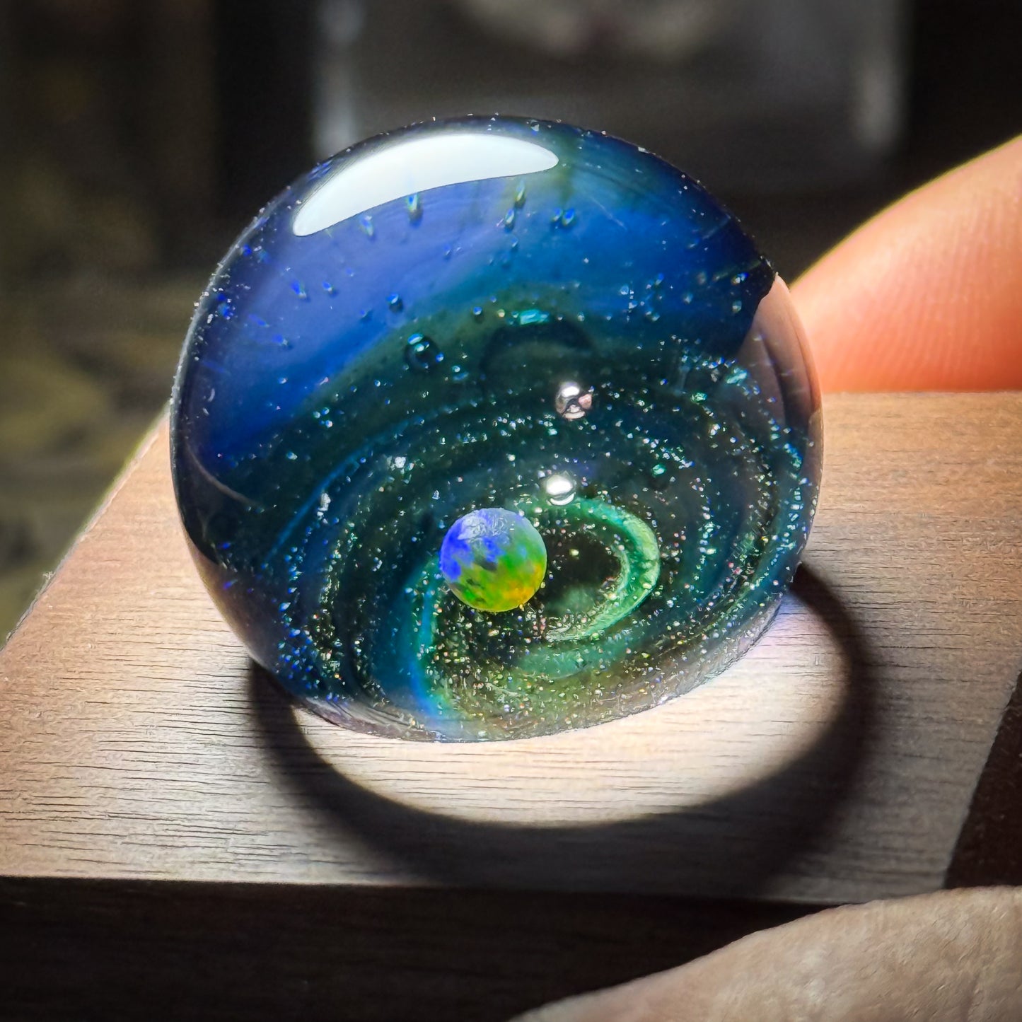 ミニガラスマーブル　SORAの銀河の煌めきver.3