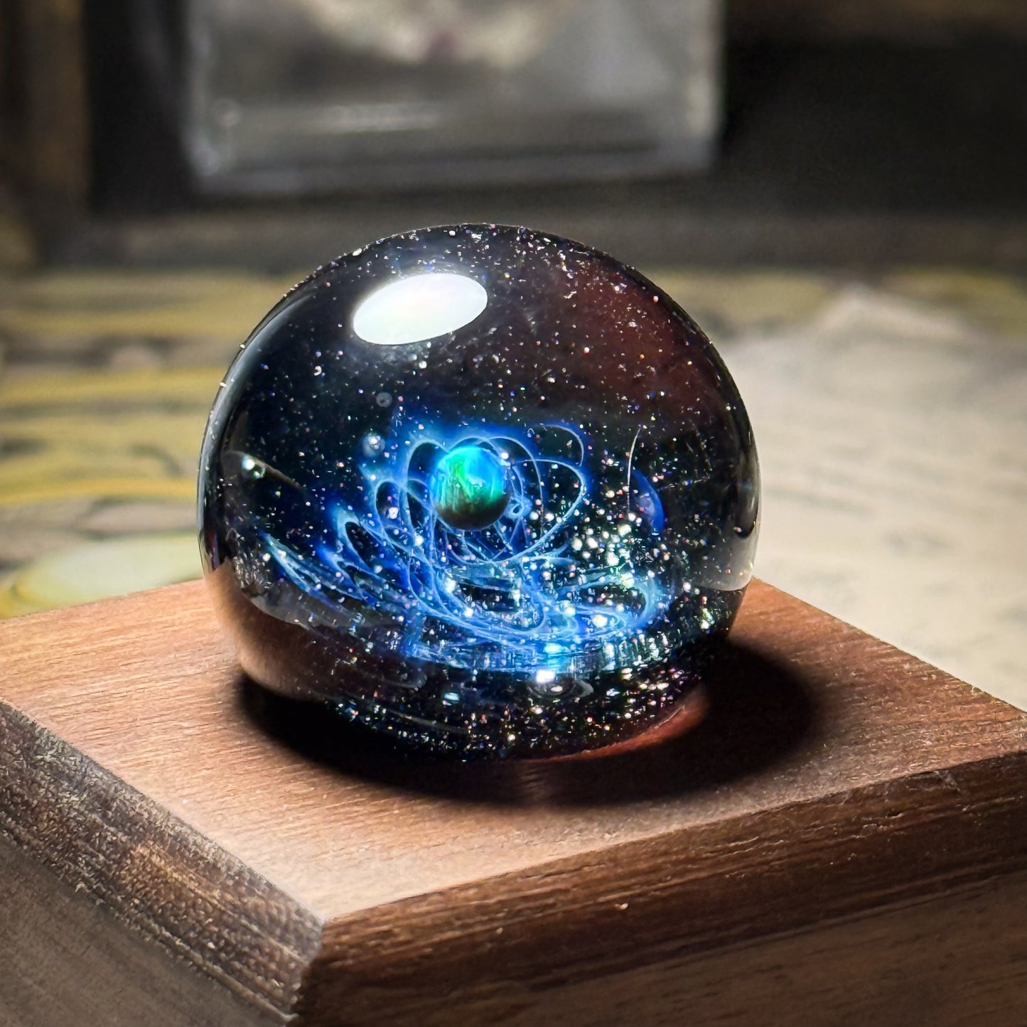 ミニガラスマーブル　星の軌跡