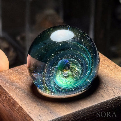 ミニガラスマーブル　SORAの銀河の煌めきver.3