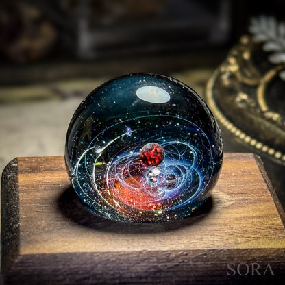 【mi-myau_myau様お取り置き品】ミニガラスマーブル　SORAのきらめきの宇宙 Ver.3