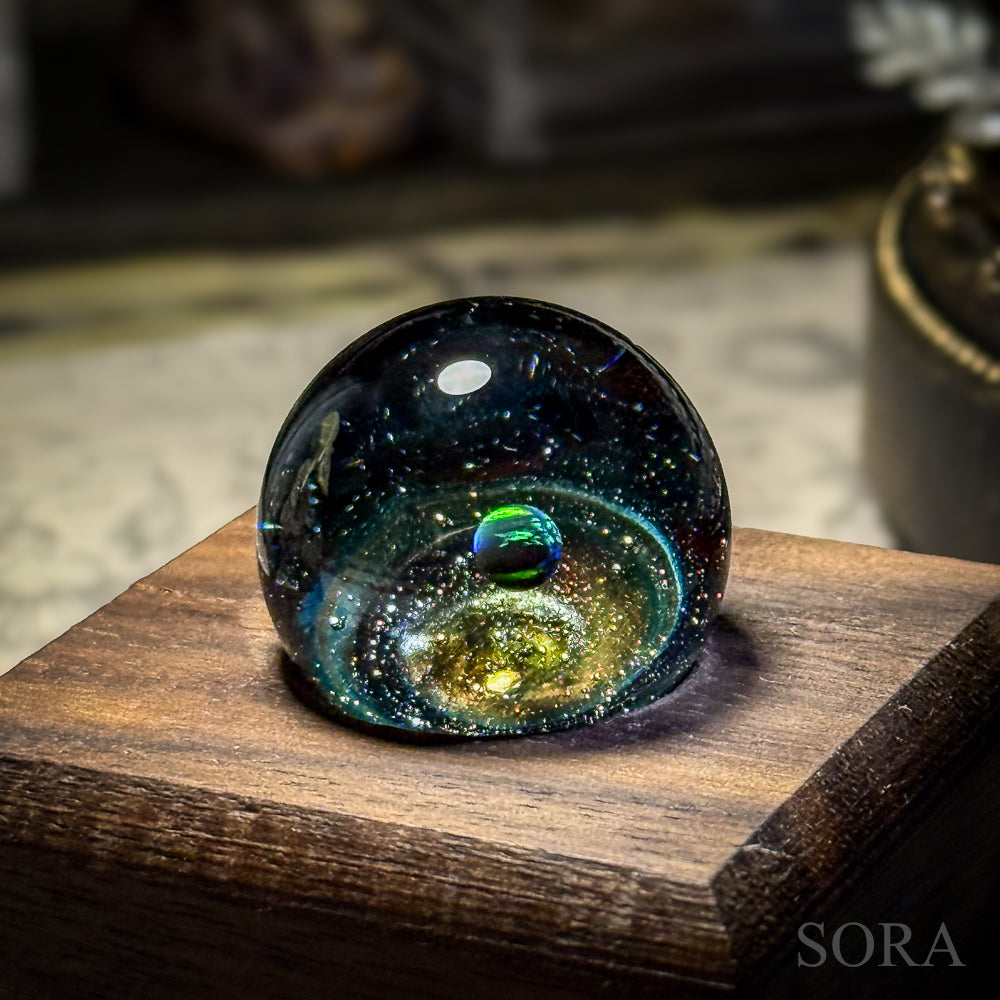ミニガラスマーブル　SORAの銀河の煌めきVer.3
