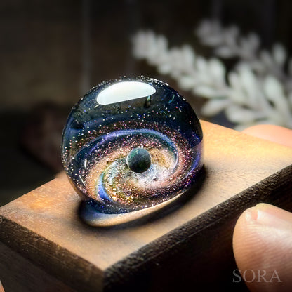 ミニガラスマーブル　SORAの銀河の煌めきVer.3