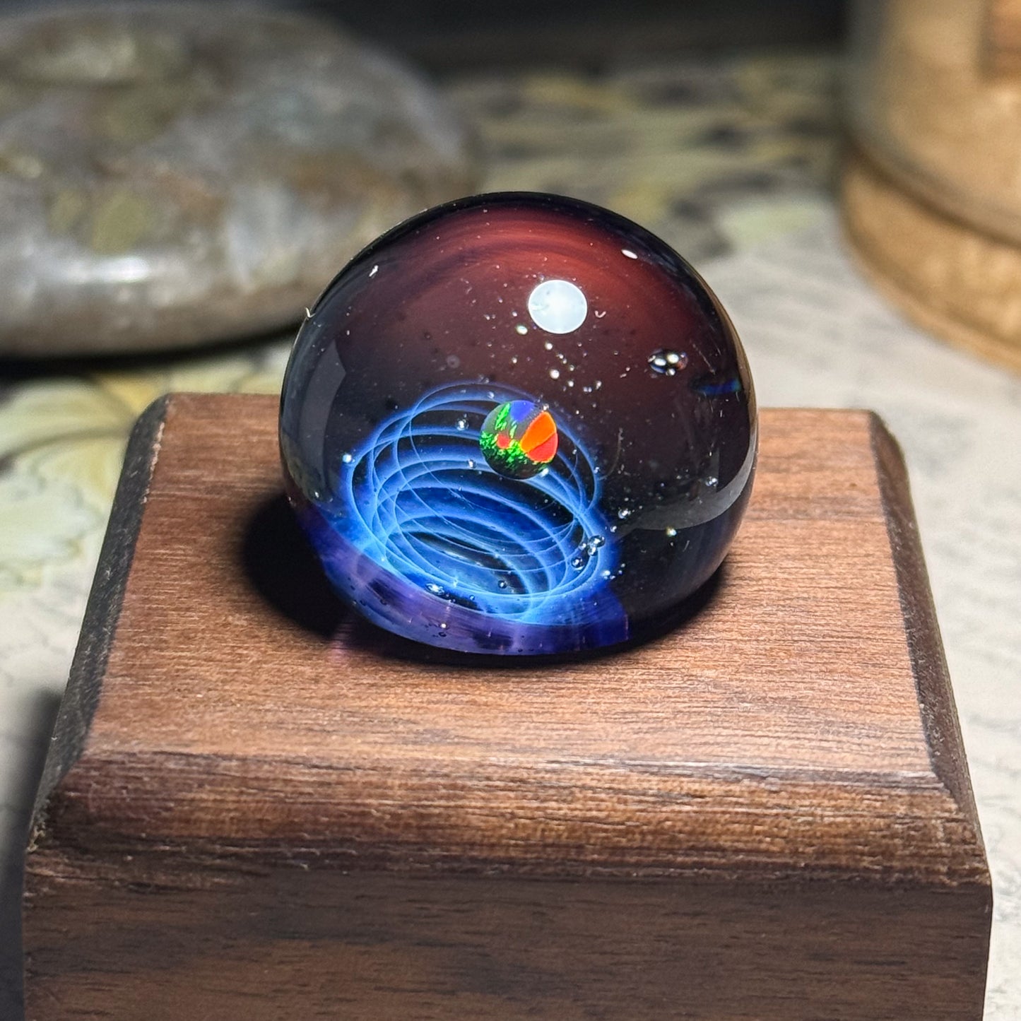 ミニガラスマーブル　SORAのきらめきの宇宙 ＃212