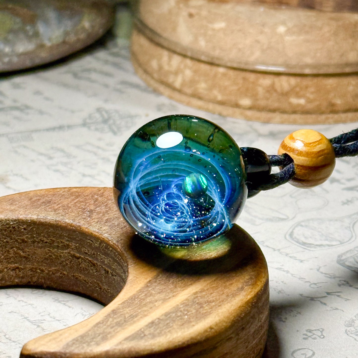 きらめきの宇宙ペンダント　＃2642